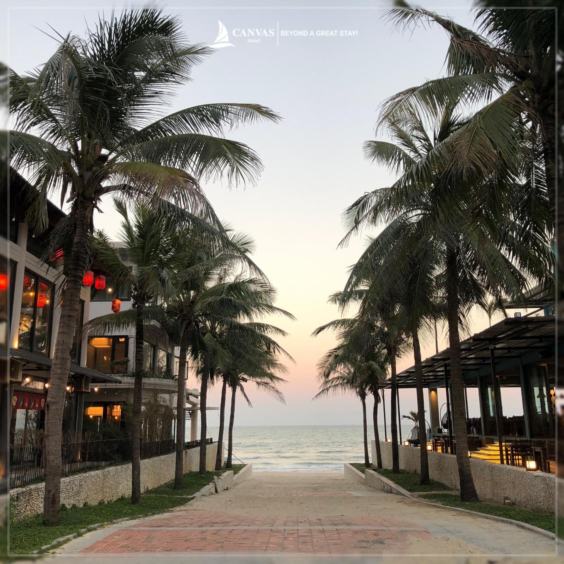 Canvas Danang Beach Hotel Экстерьер фото